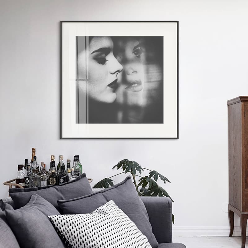 Black and White Photography Decorative Art Print, Industrial Style High-End Wall Art for Loft Studio, Unique Mural for Showroom Wall Decor