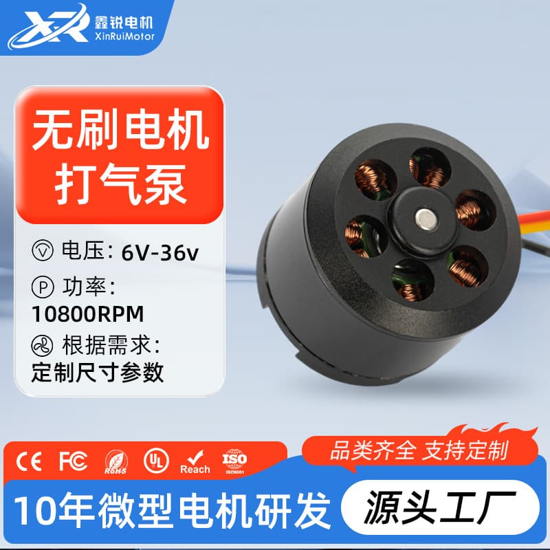 XR-2212 Brushless Air Pump Motor High Efficiency Low Power DC Motor Power Tool Micro Motor
