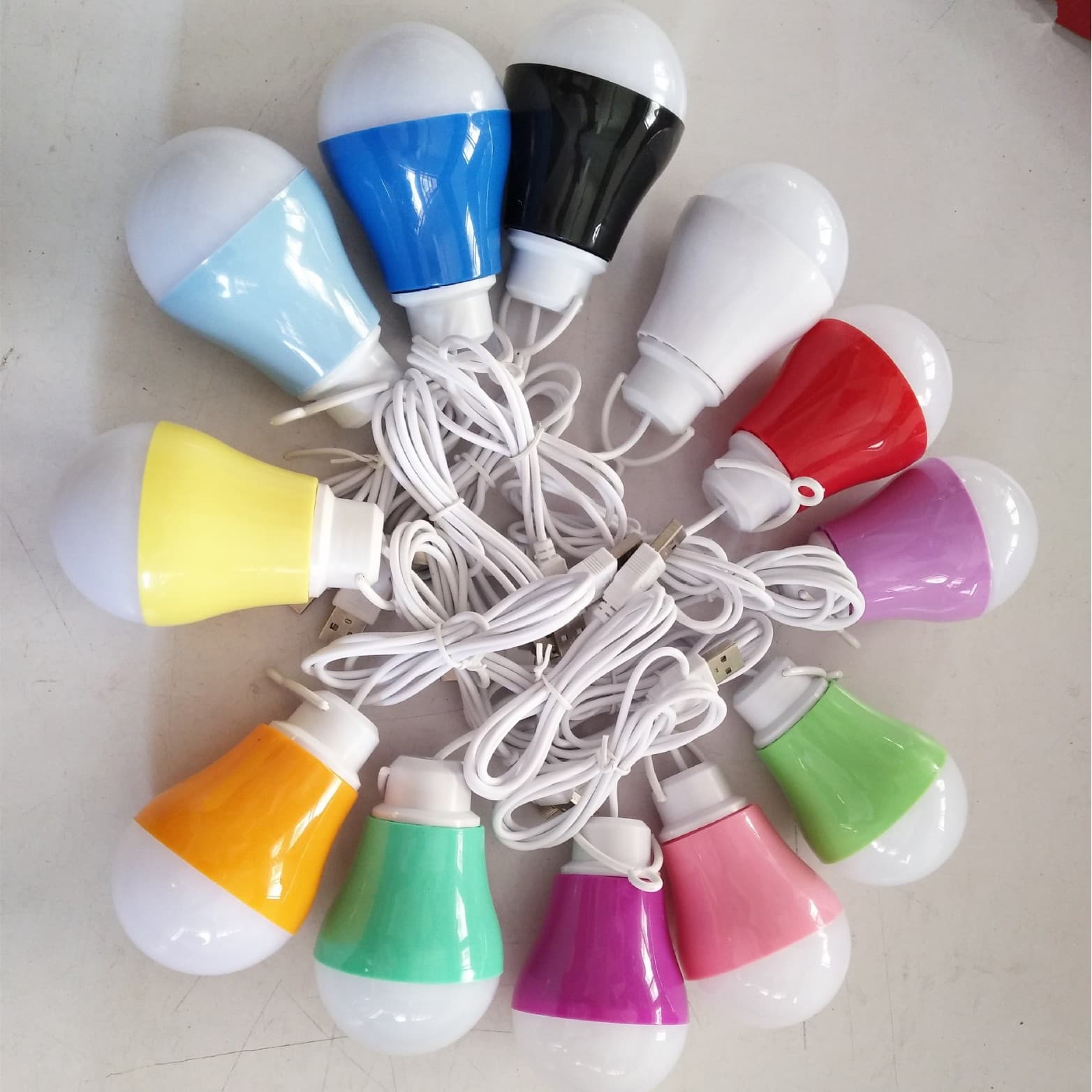 5V light bulb USB bulb LED light one for two V8 bulb charger gift light