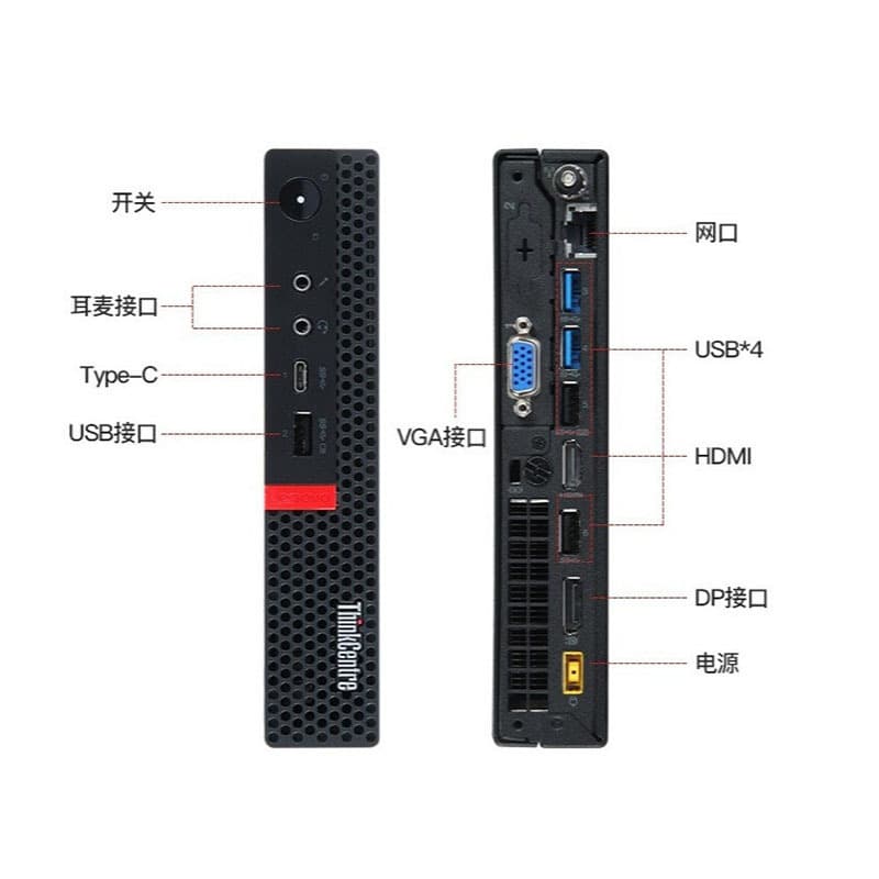 Lenovo P330 Business Mini Desktop Computer, Single Host, Core Processor, Mini PC