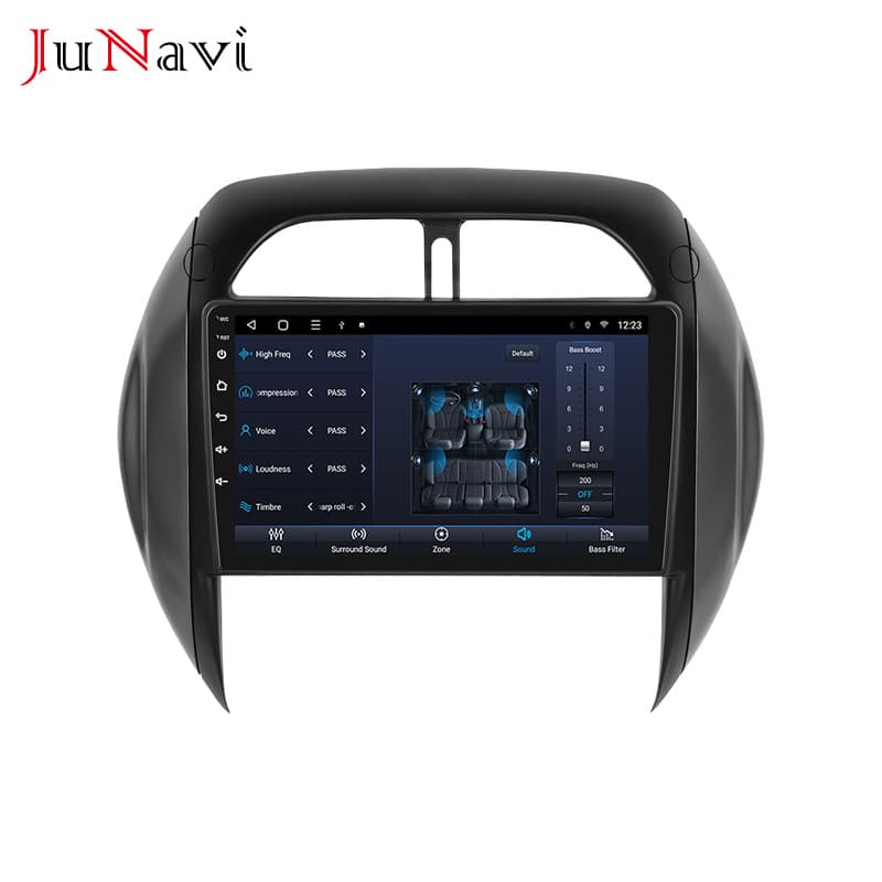For Toyota RAV4 Android Large Screen 03-05 Car Center Console GPS Navigation Bluetooth Wireless Carplay