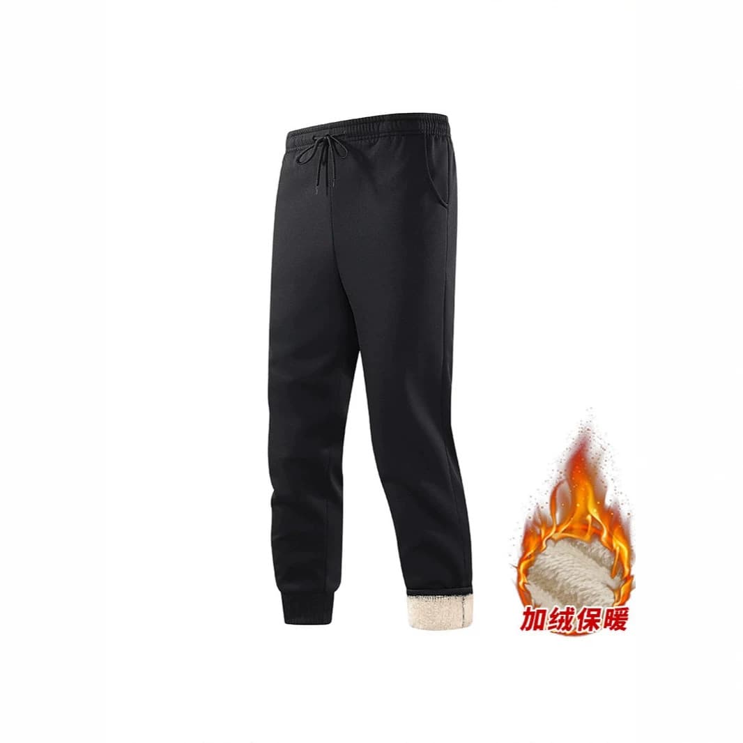 Wholesale Cross-Border EU Size XS-XXL Casual Pants Men 2026 New Winter Fleece-Lined Jogger Sweatpants Men Sports Pants Men