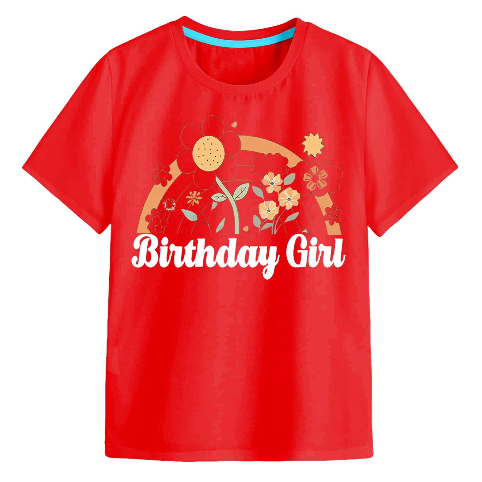 European and American cross-border foreign trade new style personalized T-shirts for men, women and children, half-sleeved round neck cartoon printed short-sleeved T-shirts