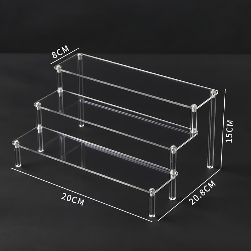Cross-border High Transparency Display Stand Jewelry Display Stand Acrylic Perfume Blind Box Acrylic Tiered Display Stand