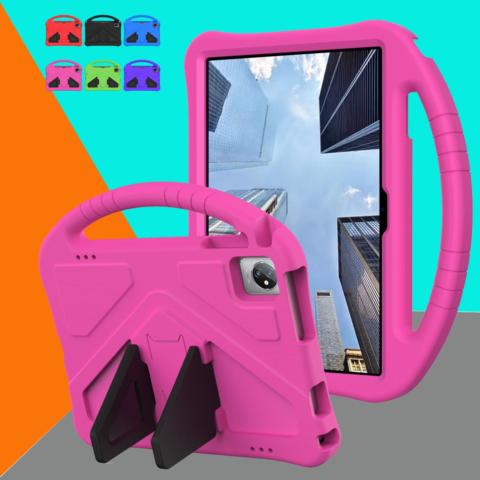 Daflying Protector Case for Blackview Tab8 Wifi 10.1 Tab 70 Tablet Anti-fall Cover Protective Shell EVA Material Creative Style