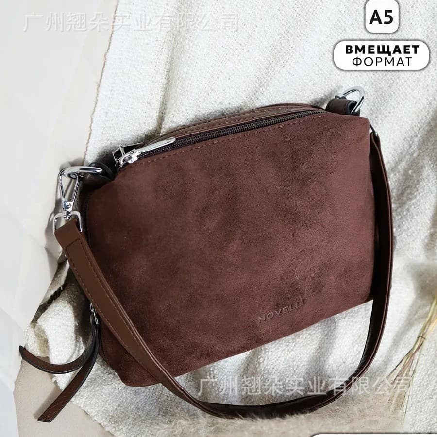Vintage Small Matte Handbag for Women 2025 Early Autumn Lazy Style Soft Surface High-End Versatile Shoulder Crossbody Bag