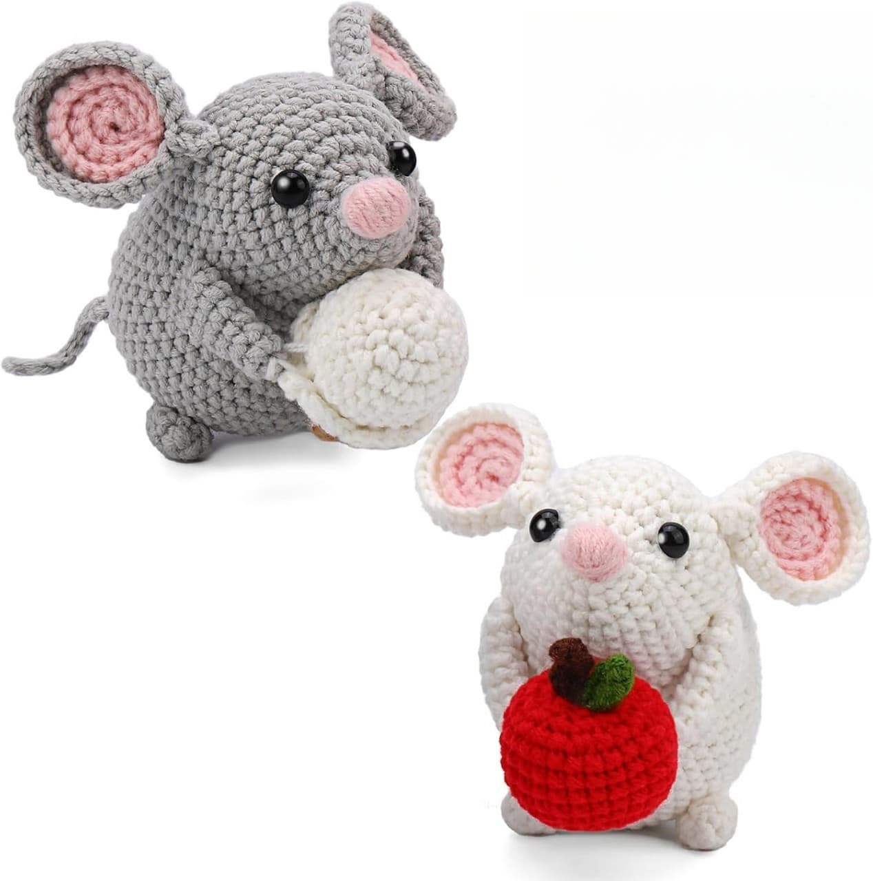 Cross-border Hot-selling DIY Crochet Animal 2-Piece Kit Set with English Beginner Tutorial Video