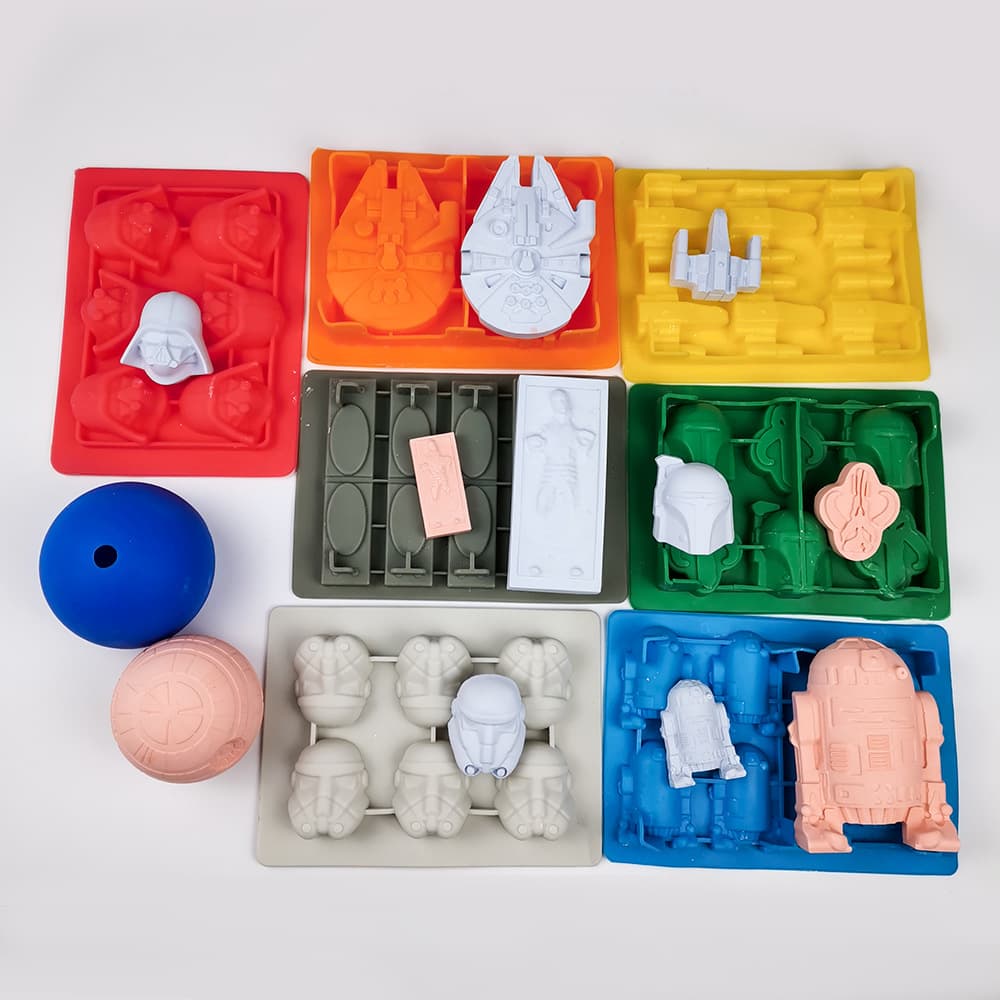 Star Wars Silicone Ice Mold Star Wars Chocolate Pudding Mold Star Wars 8-Piece Set Mold