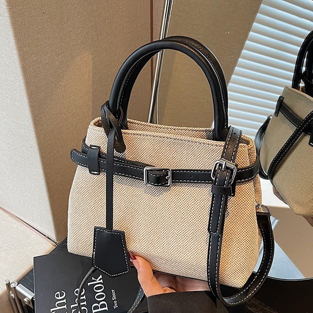 Handbag 2026 new style fashionable commuter portable shoulder cross-border cross-border foreign trade French women's bag