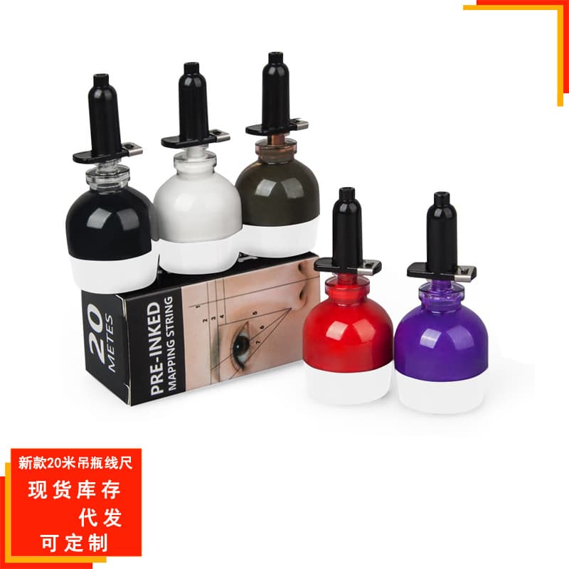 Mapping String Tattoo Bottle Ink Line Box for Pre-drawn Eyebrows and Lips Bottled Ink Line Ruler Eyebrow Mapping