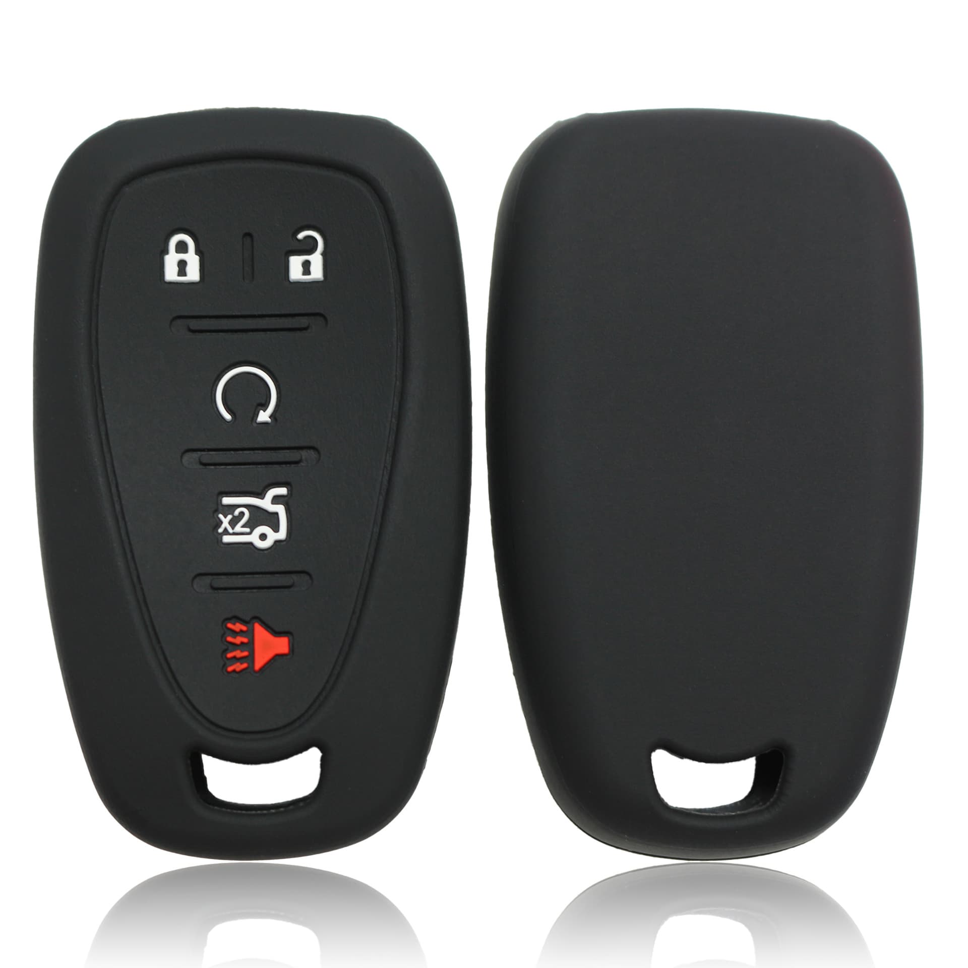 Suitable for Chevrolet replacement remote key shell without label and embryo for foreign trade