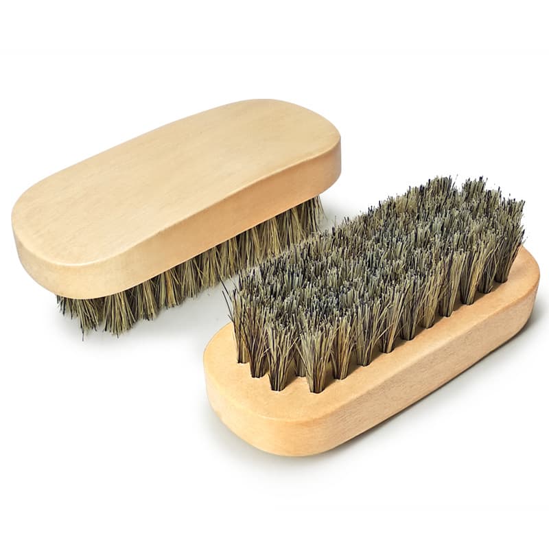 Portable Mini Shoe Brush Turtle Back Design Pig Hair Travel Brush Small Size Easy Carry Leather Shoe Polishing Cleaning