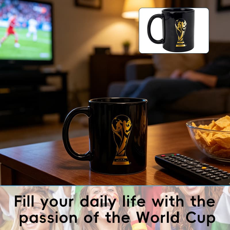Cross-border New Creative World Cup Football Cup Office Coffee Cup Interesting Home Ceramic Cup