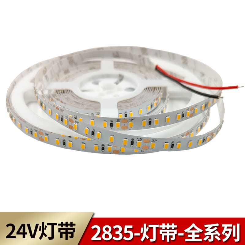 LED Strip Light 24V 2835 High Brightness 60/120/180/240 LEDs Copper Bracket High CRI Industrial SMD Flexible Strip