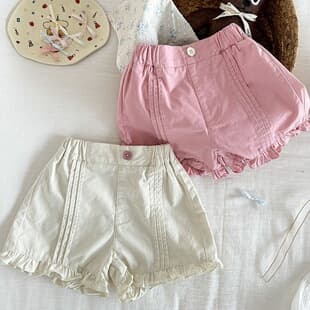 New Children's Summer Thin Lace Shorts Baby Versatile Casual Girls' Fashionable Pants White Pink