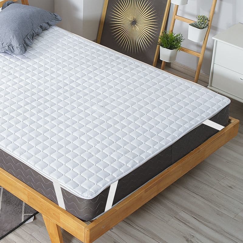 Hotel Mattress Protector Soft Pad Foldable Bed Guard Non-Slip Hotel Pad Single/Double Mattress Topper