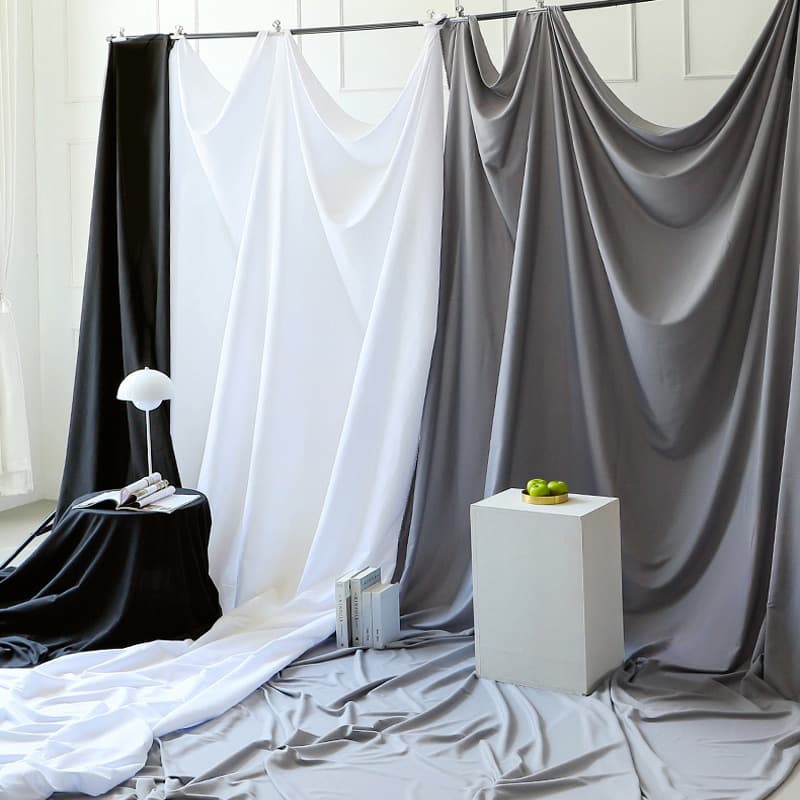 Photo Background Cloth Pure White Photography Internet Celebrity Live Streaming Prop Ins Simple Nordic Photography Wall Hanging Cloth