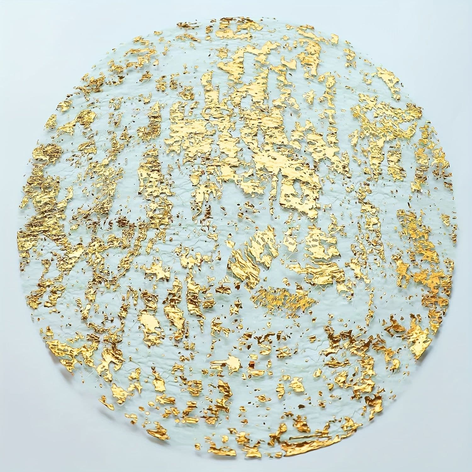 Cross-border hot-selling thickened disposable gold foil mesh placemats and coasters for kitchen, parties, hotels, and restaurants