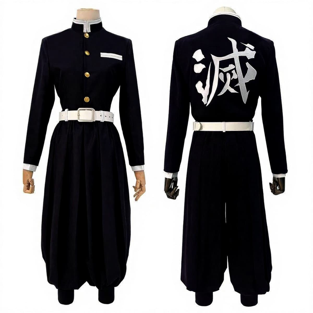 Demon Slayer Cosplay Shinobu Kocho Cos Costume Full Set Demon Slayer Corps Pillar Purple Cosplay Clothing for Men and Women
