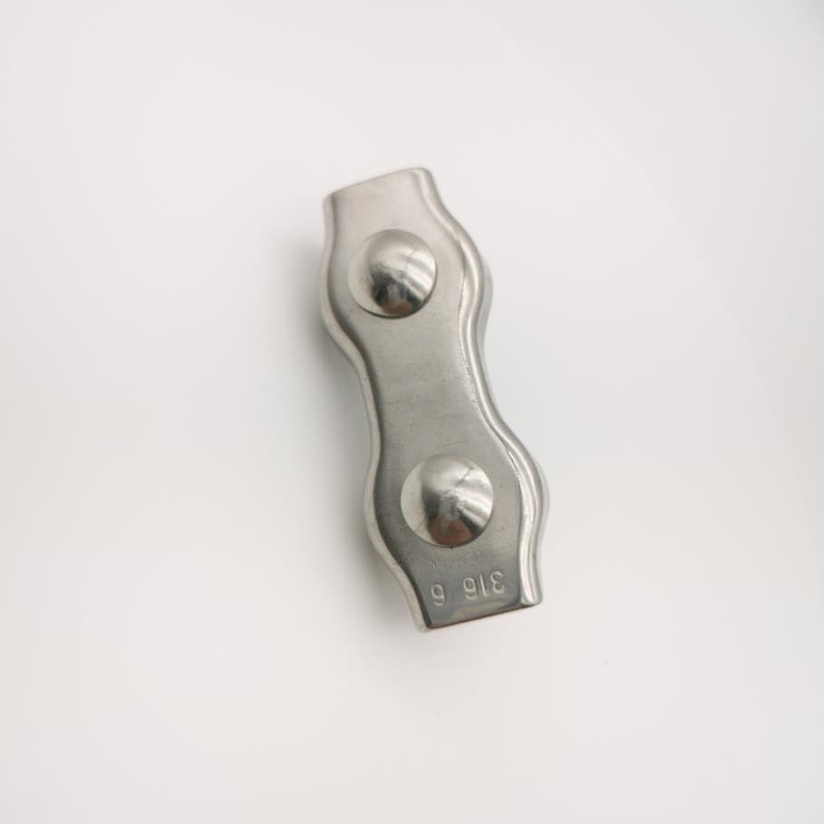 316 wire rope single clamp double clamp tightener brake line decorative clamp fastening chuck car line chuck m2-10 spot