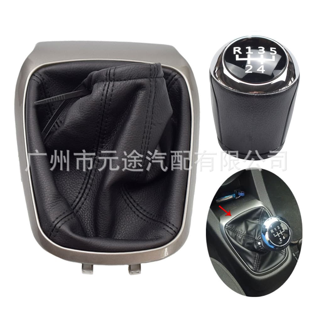 Gear Shift Knob Leather Dust Cover for Chevrolet Sonic T300 2011-2015
