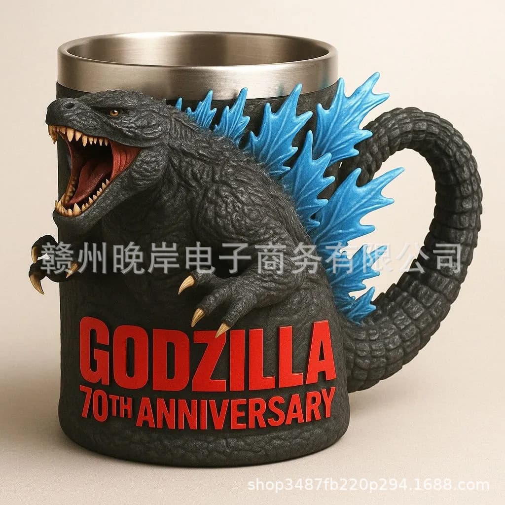 2025 Cross-Border Hot Selling Godzilla 70th Anniversary 3D Mug - Factory Wholesale