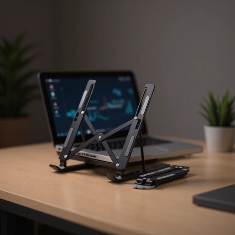 Laptop Stand N3 Aluminum Alloy Cooling Vertical Desktop Stand Adjustable Riser Portable Tablet Metal Cross-border