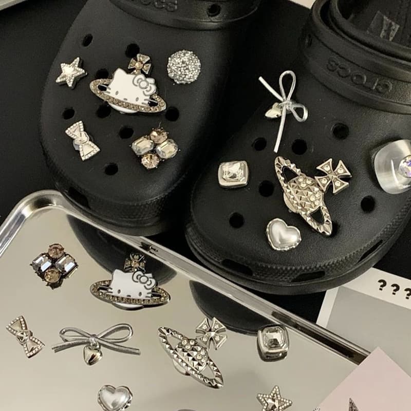 Lost Sweetheart New Style Croc Charms Cross Shoe Buckle Detachable Metal Premium DIY Shoe Clip