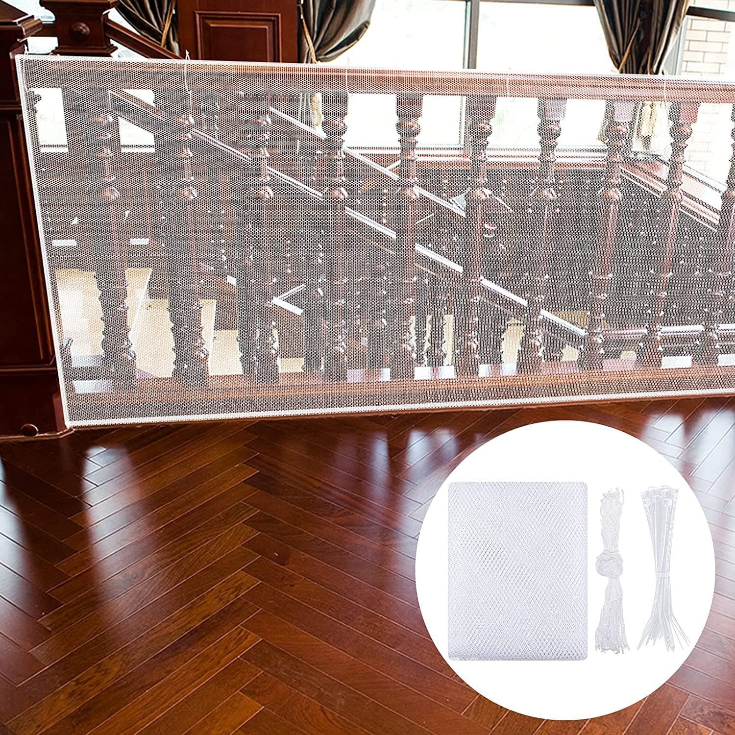 2-Meter 3-Meter Extra Thick Stair Safety Net Balcony Protection Net Children's Stair Safety Net Cat and Fall Prevention Net