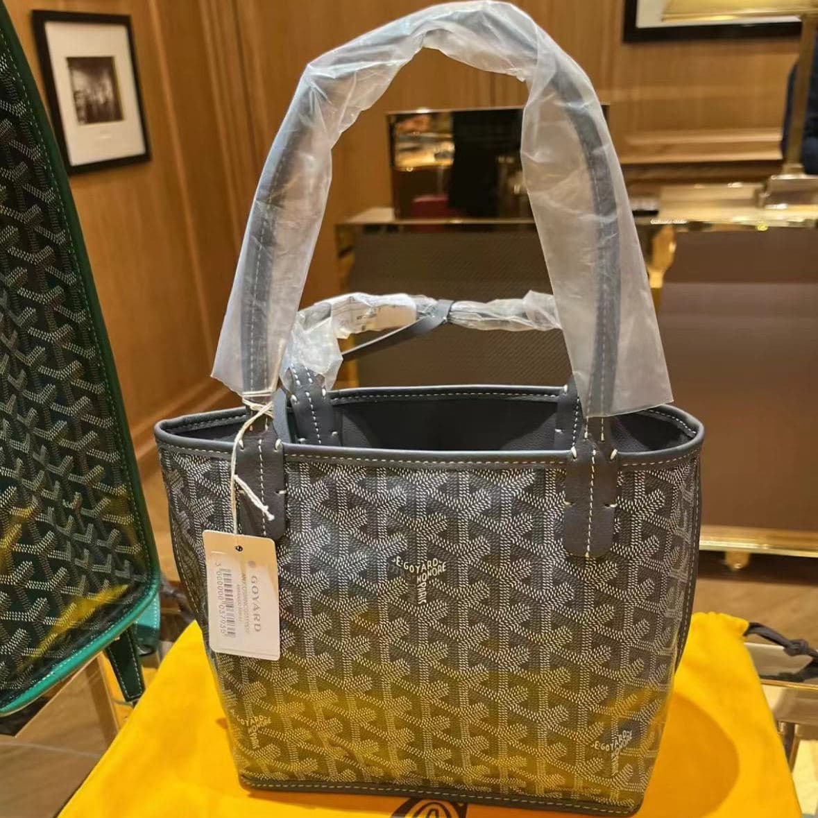 Goyard Mini Tote Bag Reversible Double-Sided Handbag Shoulder Bag from French Boutique
