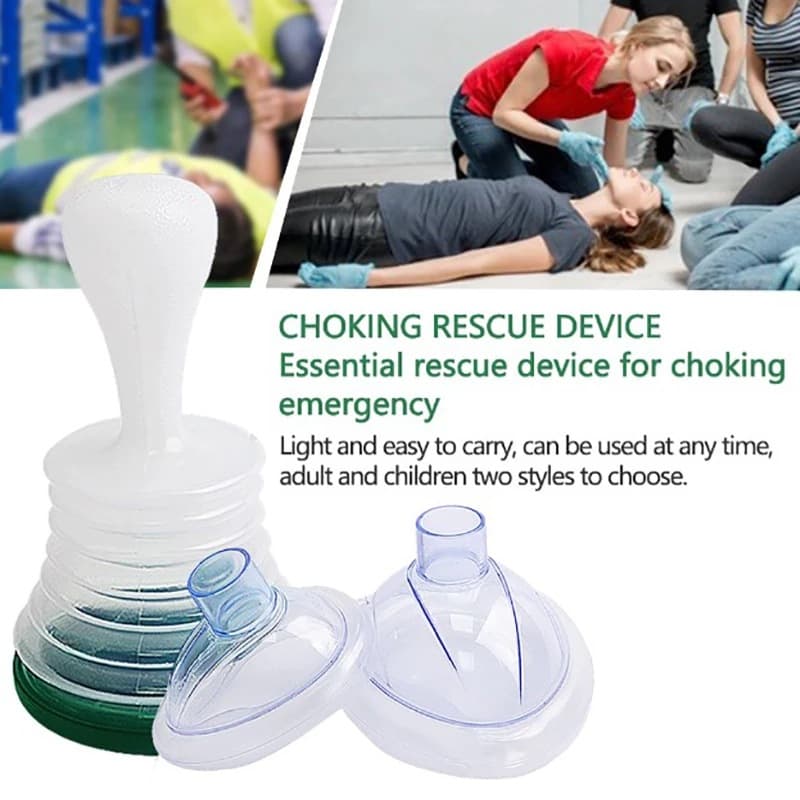 Lung Capacity Breathing Trainer Choking Emergency Rescue Mask