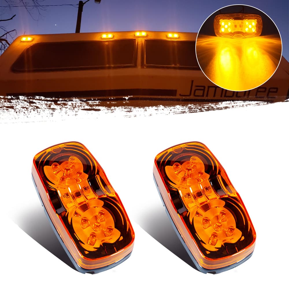 Factory Direct Car LED Side Marker Light 10LED Truck Side Light Truck Signal Light Clearance Light Turn Signal