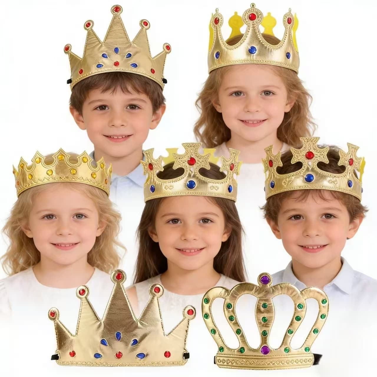 Halloween Carnival Christmas Kids Party Dance Party Headwear Happy Birthday Decoration Prop Birthday Crown