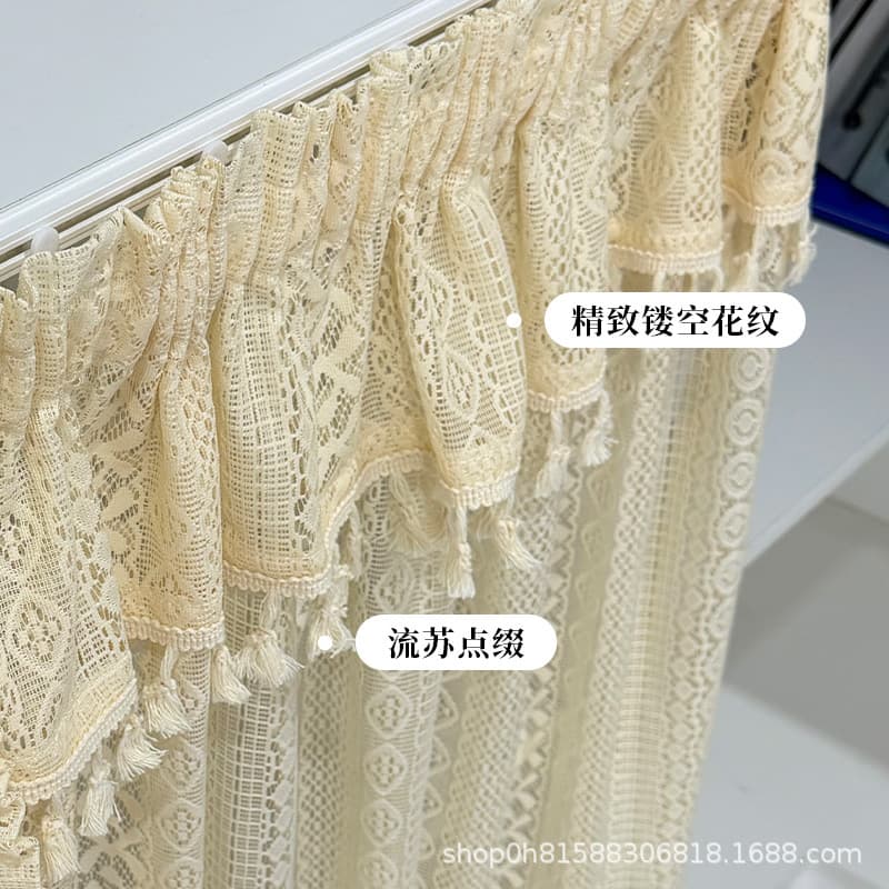 Punch-free wardrobe curtains open doorless cabinets ugly shelves storage racks sticky rail curtains cream curtains