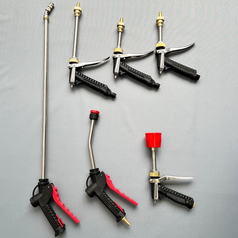 Stainless steel high pressure water gun car wash windproof water gun commercial car wash spray gun foam gun special water gun wholesale