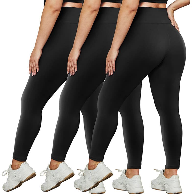 Cross-border Leggings Plus Size Yoga Pants Fitness High Waist Nude Lift Buttocks Running Sports Tights Stock