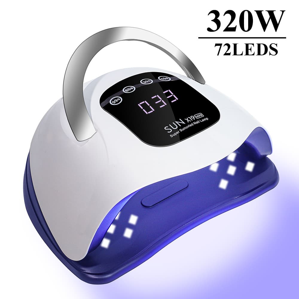 High-Power X19 Nail Lamp UV LED Nail Gel Curing Light Fast-Drying Nail Dryer Solidifying Lamp