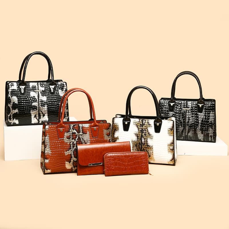 Retro Snake Print Large Capacity Tote Bag Women's Mom Bag 2026 Summer New Women's Bag Shoulder Bag Handbag Women's Bag