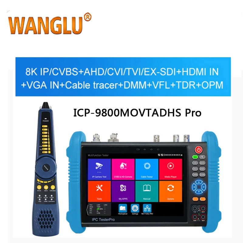 Netcom IPC-9800MOVTADHS Pro Engineering Digital Network Analog Video Monitoring Tester