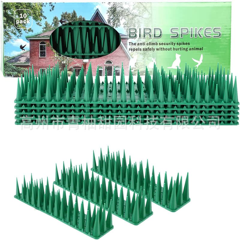 New Bird Spikes 10-Pack 36CM Plastic Bird Deterrent Anti-Theft Anti-Bird Spikes for Power Equipment Outdoor Protection