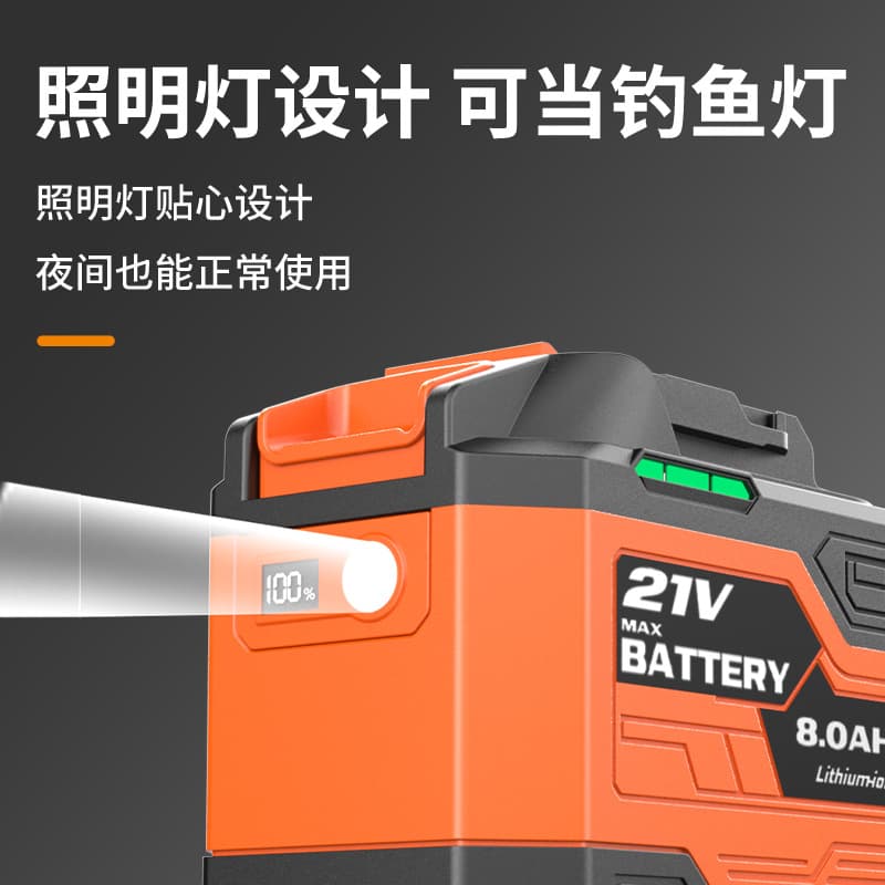 Replacement for Makita Style Lithium Battery 18V 21V High Capacity Power Tool Battery Car Wash Gun Electric Chainsaw Rechargeable Battery Pack