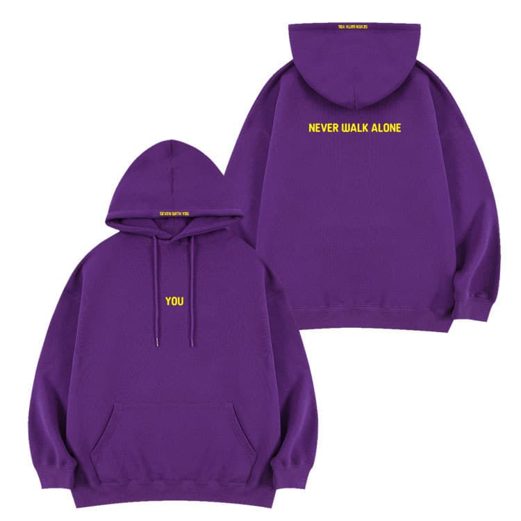 Bulletproof BTS Jimin JIMIN Design Print Jin Namjoon Same Style Hoodie Sweatshirt Fleece Hoodie