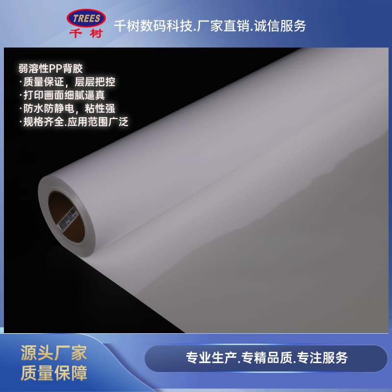 180G Double Matte Weak Solvent PP Paper Outdoor PP Printing Image Fine and Realistic Waterproof Anti-static, Full Specifications