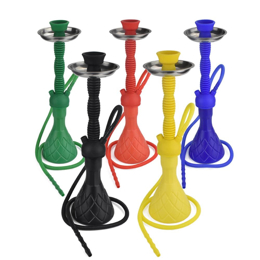 Factory direct supply of Arabic hookah bong plastic bong set Arabic finished water bong hookah