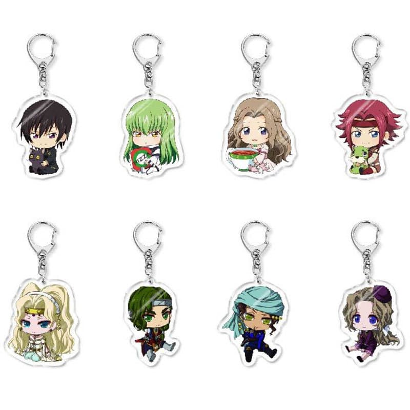Rebel Lelouch Repair Code Geass Acrylic Keychain Lelouch Repair Two-Dimensional Cute Pendant
