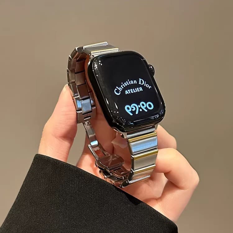 Compatible with Apple Watch S11 Band iWatch 10th Generation Slim Waist Metal Apple Watch S9 Band