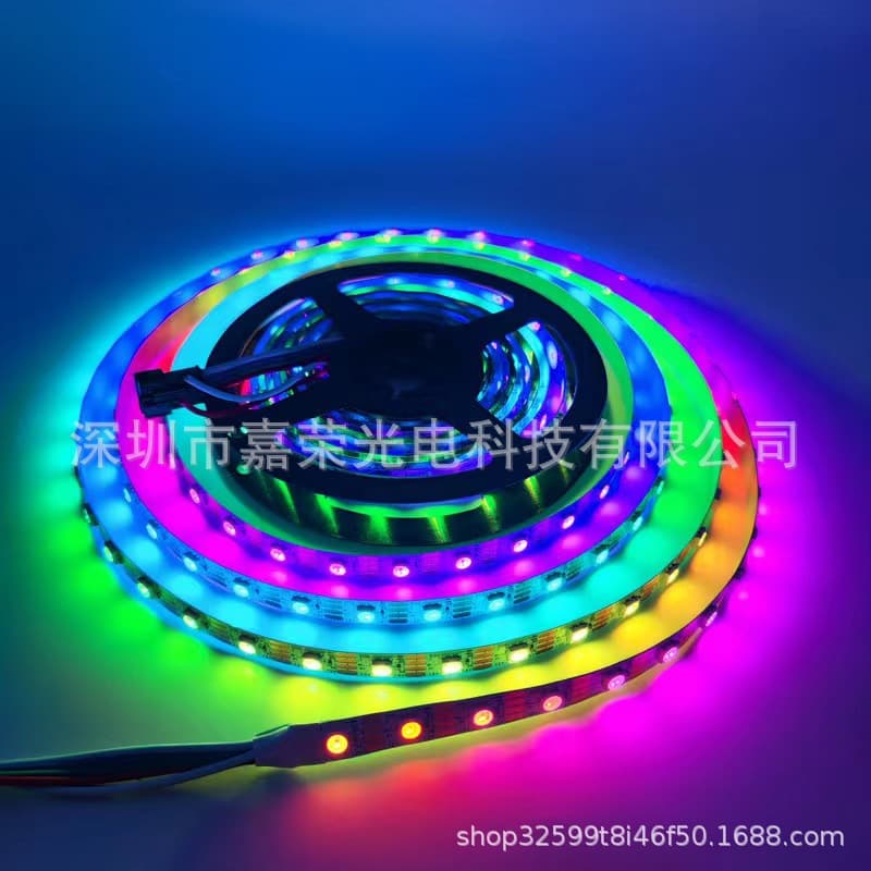 5050 SMD WS2812B 2815 Colorful LED Strip Lights Available in Factory Stock, Hot-Selling with DIY Addressable Programming Options