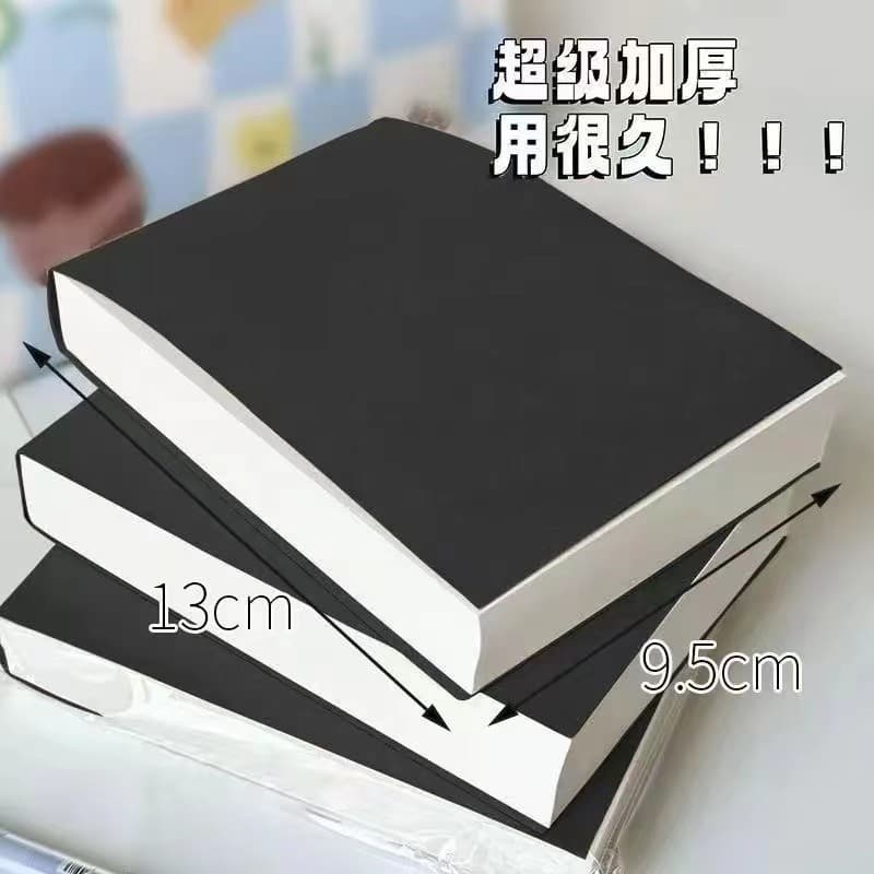 Extra Thick Scratch Pad 250 Sheets Tear-off Milk Brick Style Exam Practice Notebook for Postgraduate High School Students Blank Portable Notebook