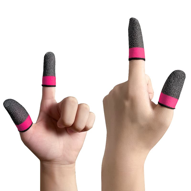 Popular Mobile Game Finger Sleeves, Ultra-Thin Anti-Slip Anti-Sweat Gaming Finger Sleeves, Player's Hand Chicken Dinner Pro Finger Sleeves