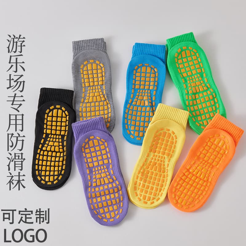 Children's Non-Slip Socks, Mid-Calf, Spring/Summer, Playground Indoor Trampoline Socks, Baby Floor Socks, Learning Walk Socks, Yoga Socks for Women